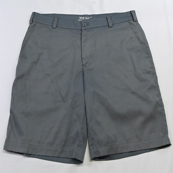 Nike 32 x 11" Black 509179 Tech Flat Front Dri Fit Flex Golf‎ Shorts - Picture 1 of 5